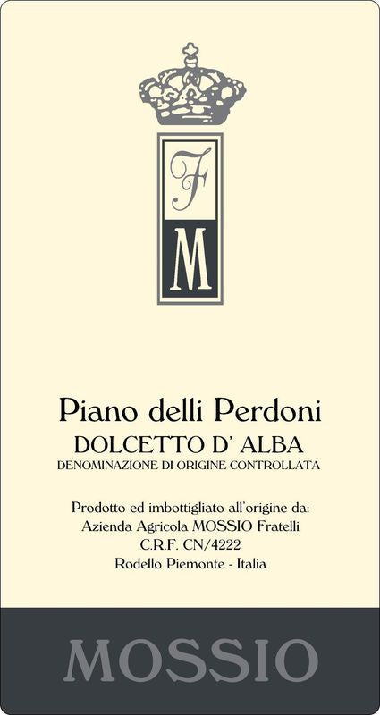 Mossio 2023 Dolcetto d'Alba Piano Delli Perdoni