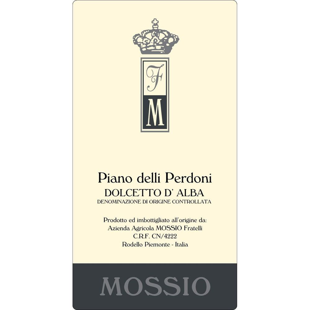 Mossio 2023 Dolcetto d'Alba Piano Delli Perdoni