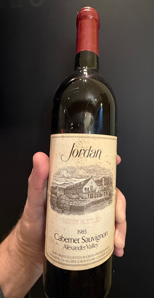 Jordan Vineyard & Winery Cabernet Sauvignon 1985 Alexander Valley