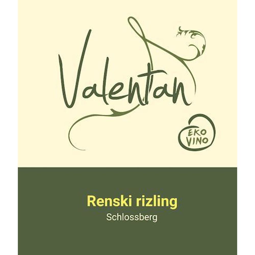 Valentan 2019 Renski Rizling Schlossberg Slovenia Stajerska