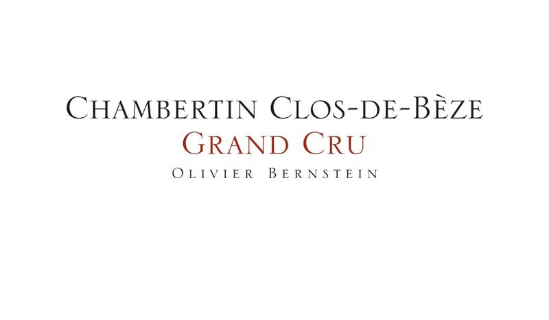 Olivier Bernstein 2014 Clos de Beze