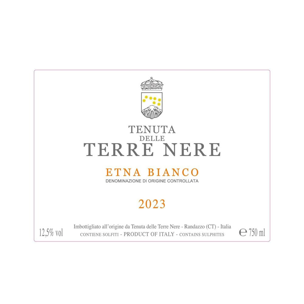 Terre Nere 2023 Etna Bianco Calderera Sottana