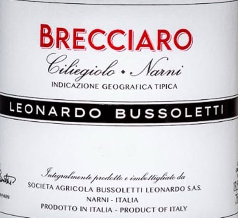 Leonardo Bussoletti 2021 Brecciaro Ciliegiolo Narni