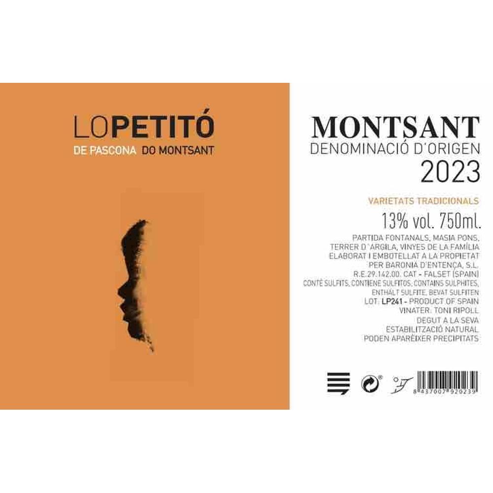 Pascona Lo Petito, Monsant Spain