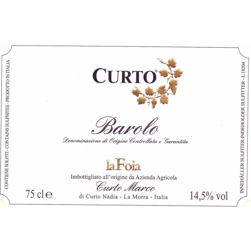 Curto 2019 La Foia Barolo
