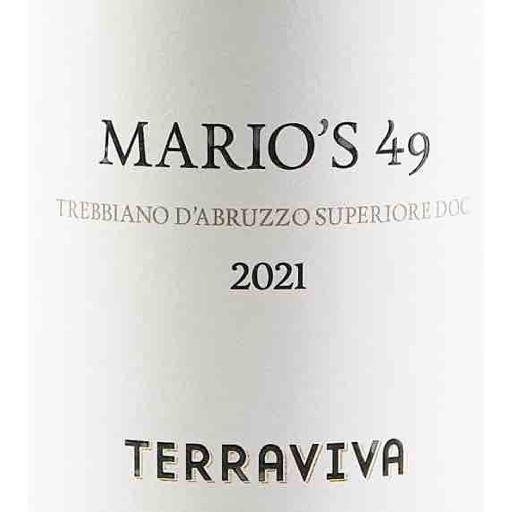 Terraviva "Mario's 49" Trebbiano d'Abruzzo Superiore DOC 2021