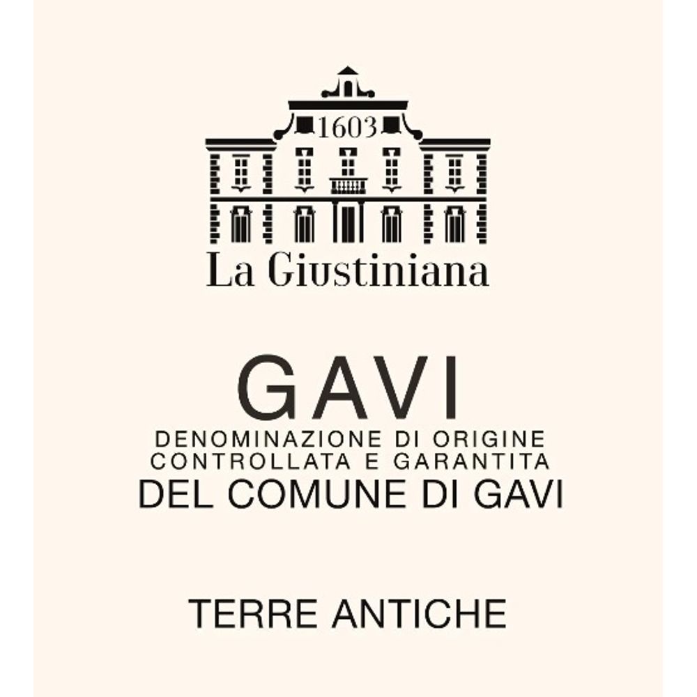 La Giustiniana 2025 Gavi Di Gavi `Terre Antiche`
