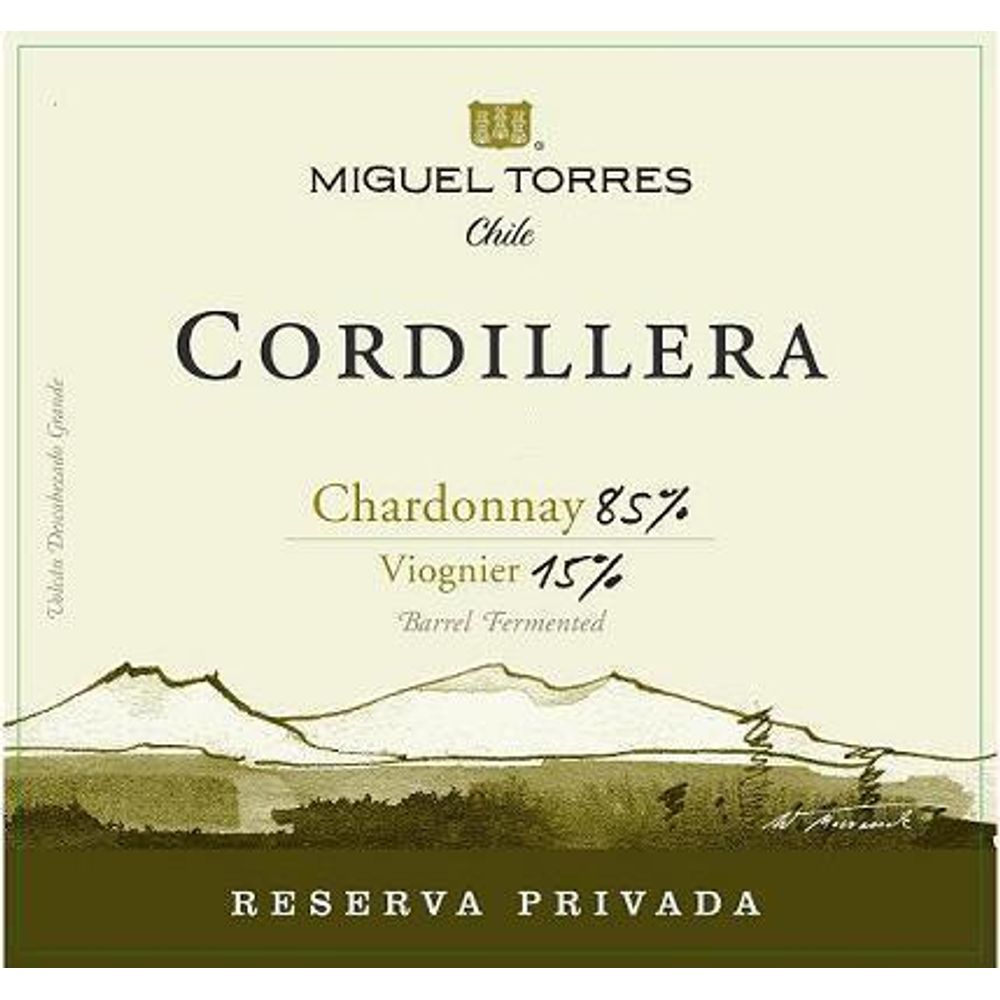 Miguel Torres 2022 Chardonnay Cordillera Reserve