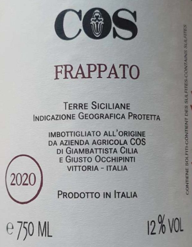 COS 2023 Frappato