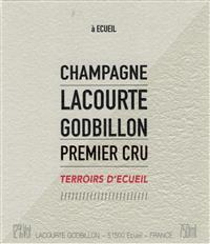 Lacourte-Godbillon N.V. Terroirs d'Ecueil 1er Cru Brut