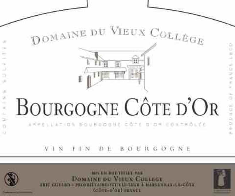 Dom du Vieux College 2022 Bourgogne Rouge Cote d'Or