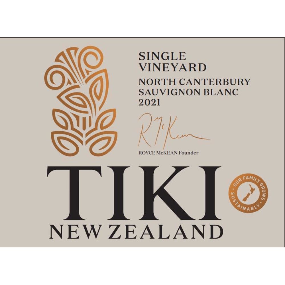 Tiki 2025 New Zealand Sauvignon Blanc, Single Vineyard
