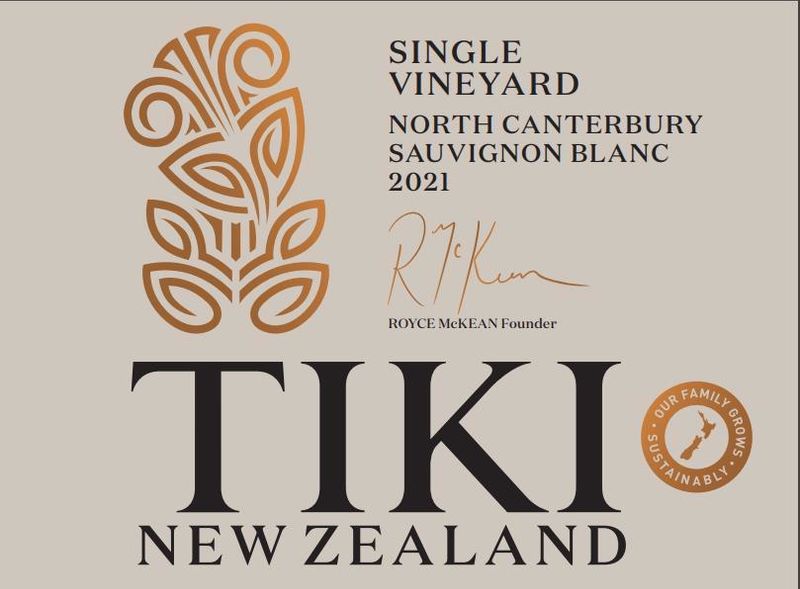 Tiki 2024 New Zealand Sauvignon Blanc, Single Vineyard