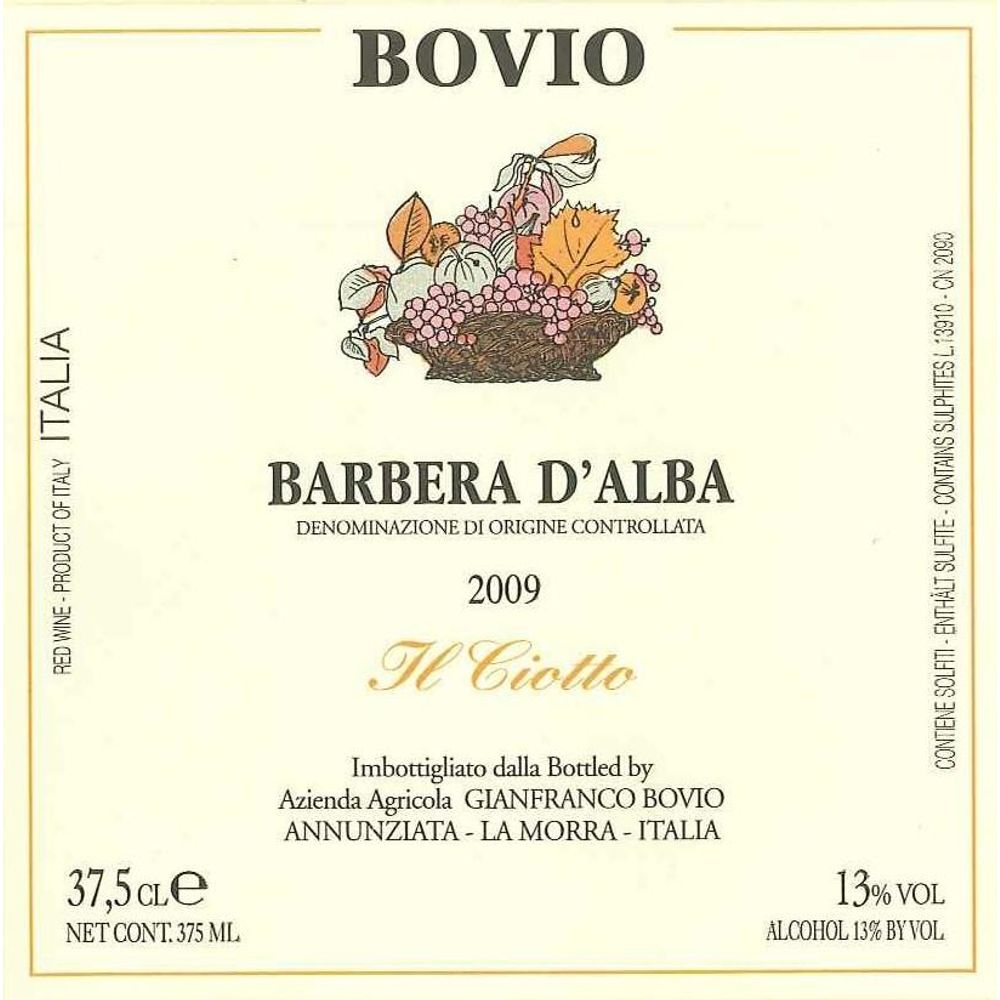 Bovio il Ciotto Barbera d'Alba