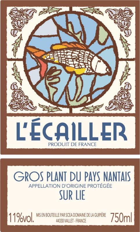 Ch Guipiere Gros Plant du Pays Nantais Sur Lie L'Ecailler