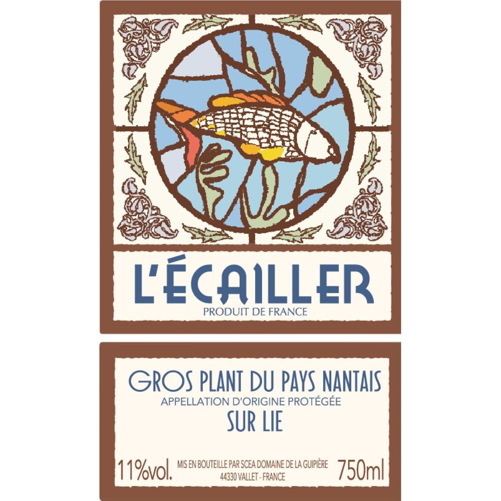 Ch Guipiere Gros Plant du Pays Nantais Sur Lie L'Ecailler