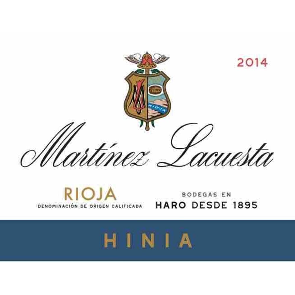 Martinez Lacuesta Rioja Reserva 'Hinia' 2014