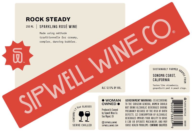 Sipwell Rock Steady Sparkling Rose