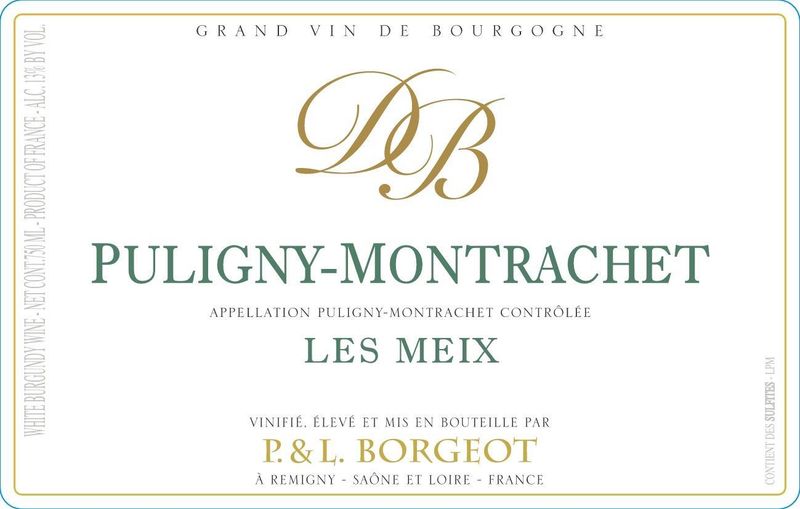 P&L Borgeot 2023 Puligny-Montrachet, Les Meix