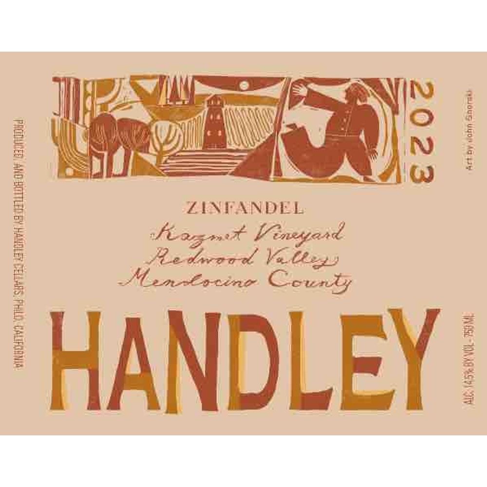Handley 2023 Zinfandel Kazmet Vineyard, Redwood Vly