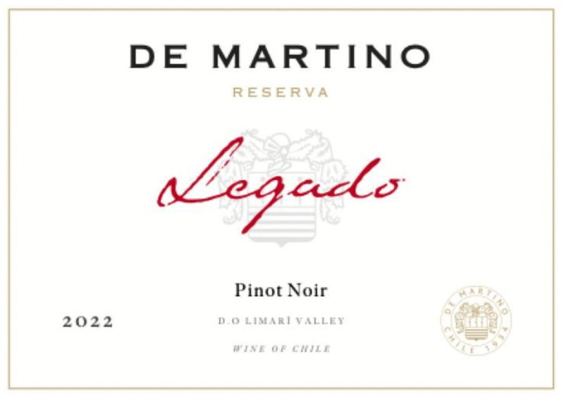De Martino 2020 Legado Pinot Noir Chile