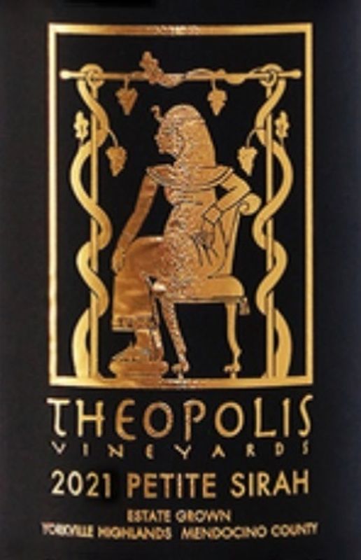 Theopolis Vineyards 2021 Petit Sirah, Yorkville Highlands