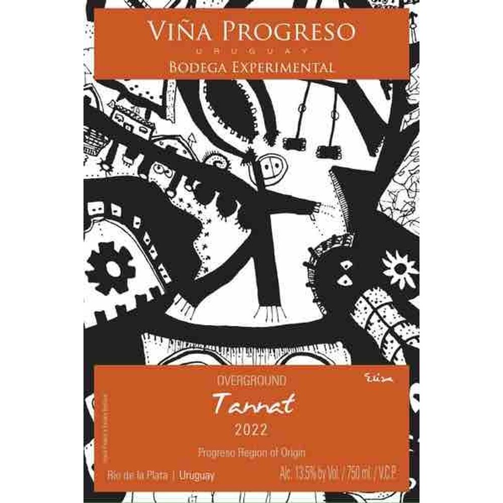 Vina Progresso 2022 "Overground" Tannat, Uruguay