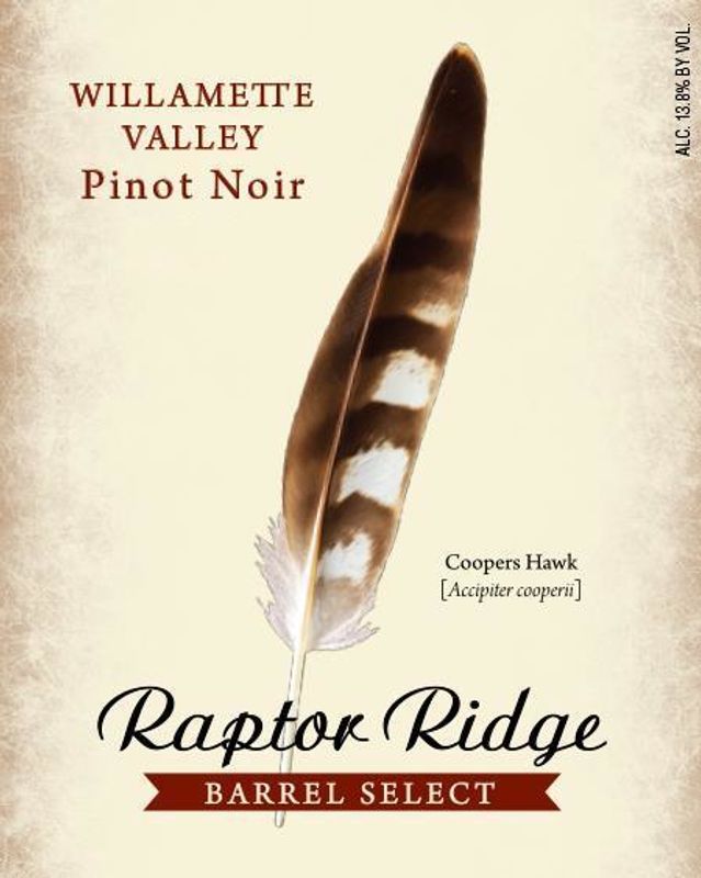 Raptor Ridge Pinot Noir “Barrel Select” Willamette Valley 2021 375ml