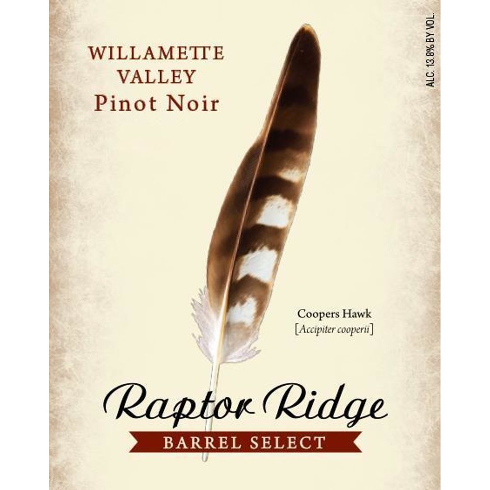 Raptor Ridge Pinot Noir “Barrel Select” Willamette Valley 2021 375ml