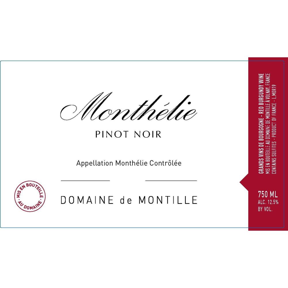 Domaine de Montille 2022 Monthelie Rouge