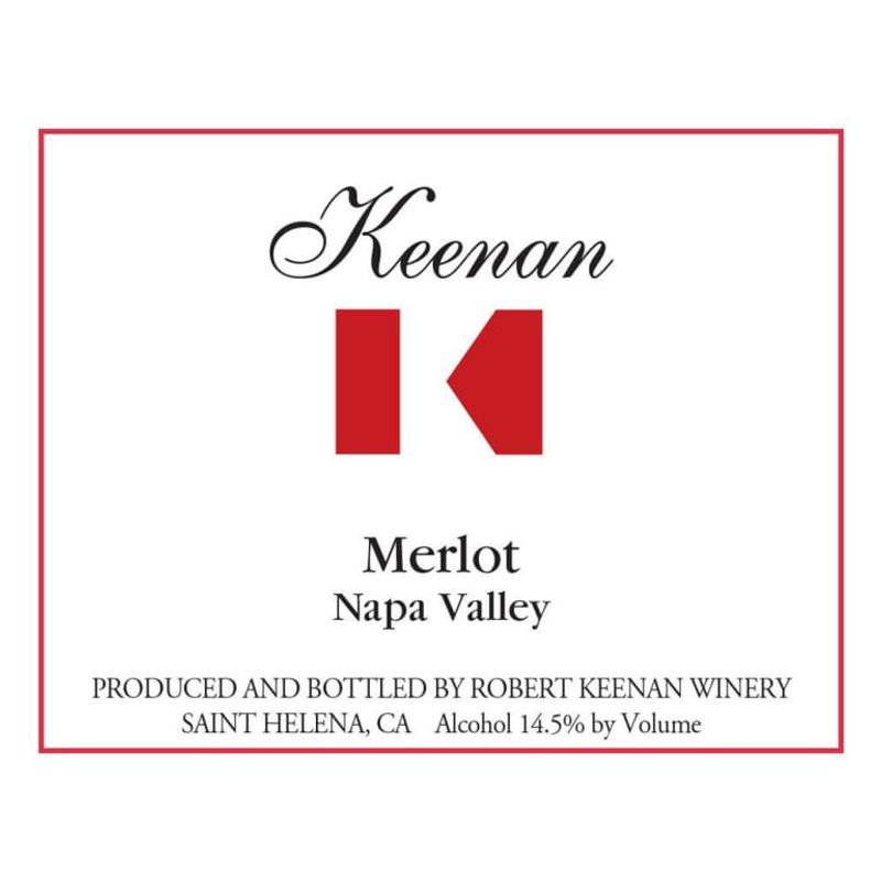 Keenan 2022 Merlot Napa Valley