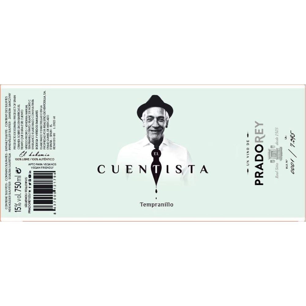 Prado Rey 2021 El Cuentista Tempranillo Blanco