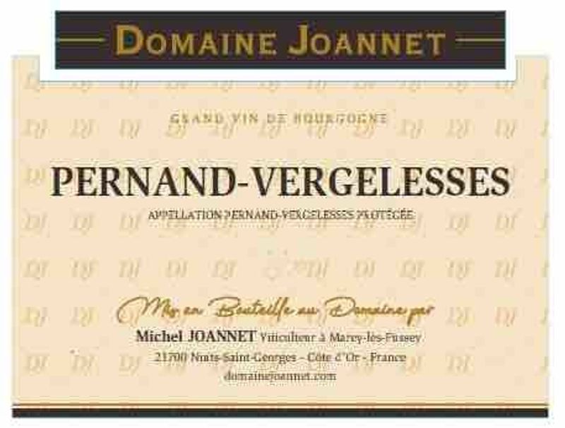 Dom Joannet Pernauld-Vergelesses 2024 Blanc