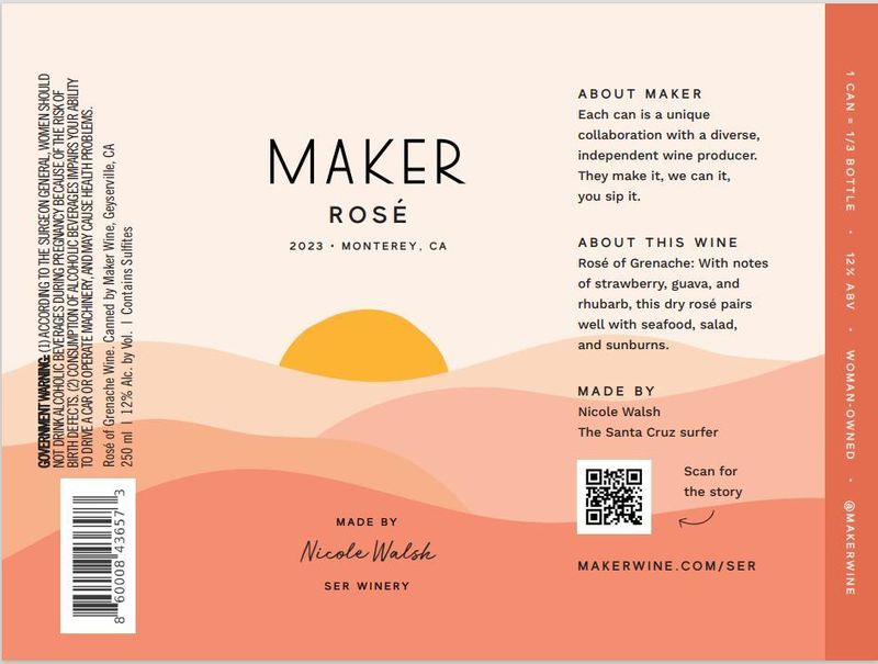 Maker Ser Winery Rose (Can)