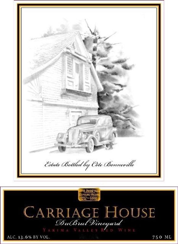 Carriage House 2013 DuBrul Vineyard, Yakima Valley Bordeaux Blend