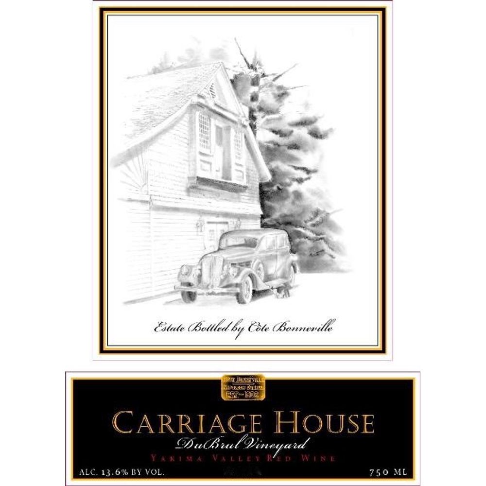 Carriage House 2013 DuBrul Vineyard, Yakima Valley Bordeaux Blend