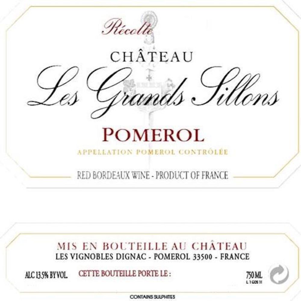 Ch. Les Grands Sillons 2019 Pauillac