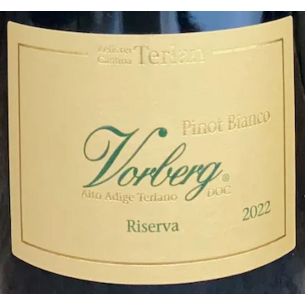 Terlano 2022 Vorberg Pinot Bianco Reserva