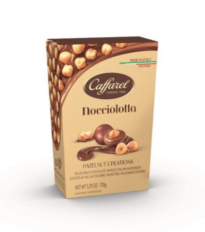 Caffarel Nocciolotta Hazelnut Creations Milk Chocolate 5.29oz Box