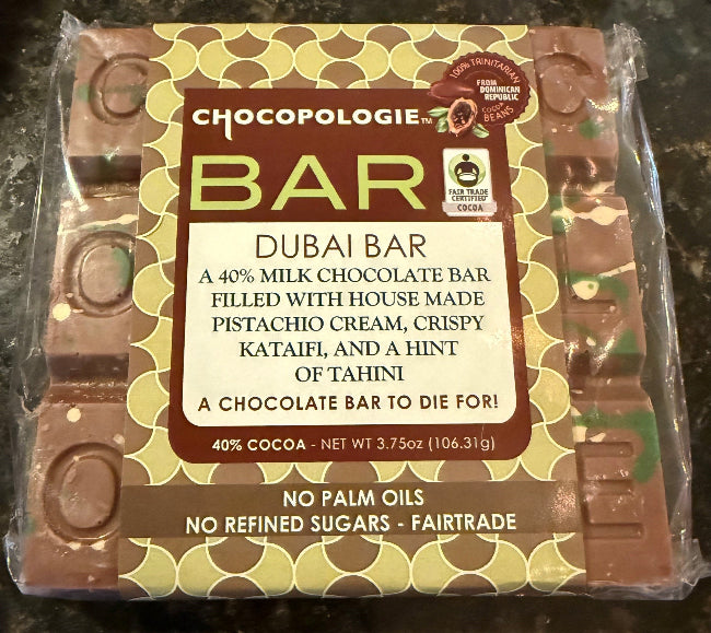 Chocopologie Dubai Chocolate Bar