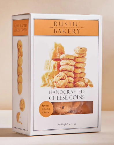Rustic Bakery Handcrafted Cheese Coins
