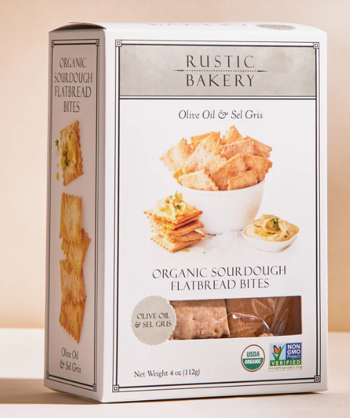 Rustic Bakery Bites Olive Oil & Sel Gris Sourdough Bites