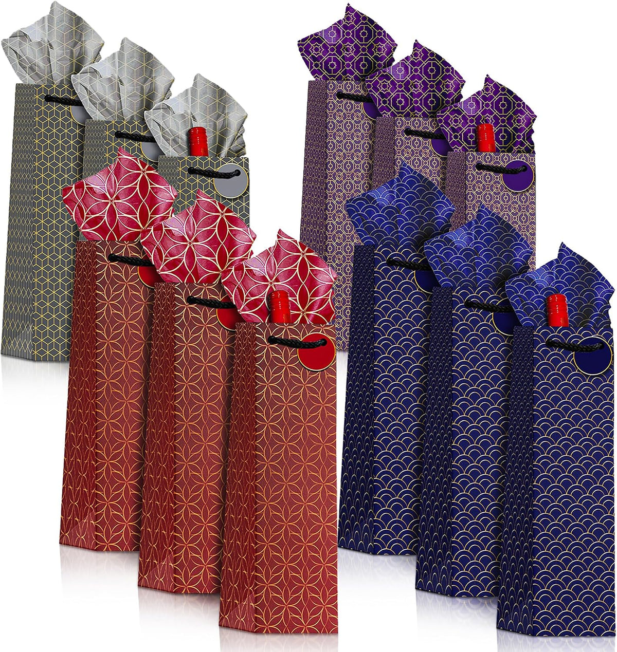 Wine Gift Bag - Kraft Paper Bottle Bags