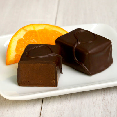 John Kelly Chocolates Semi Sweet Orange Truffle Fudge Bars