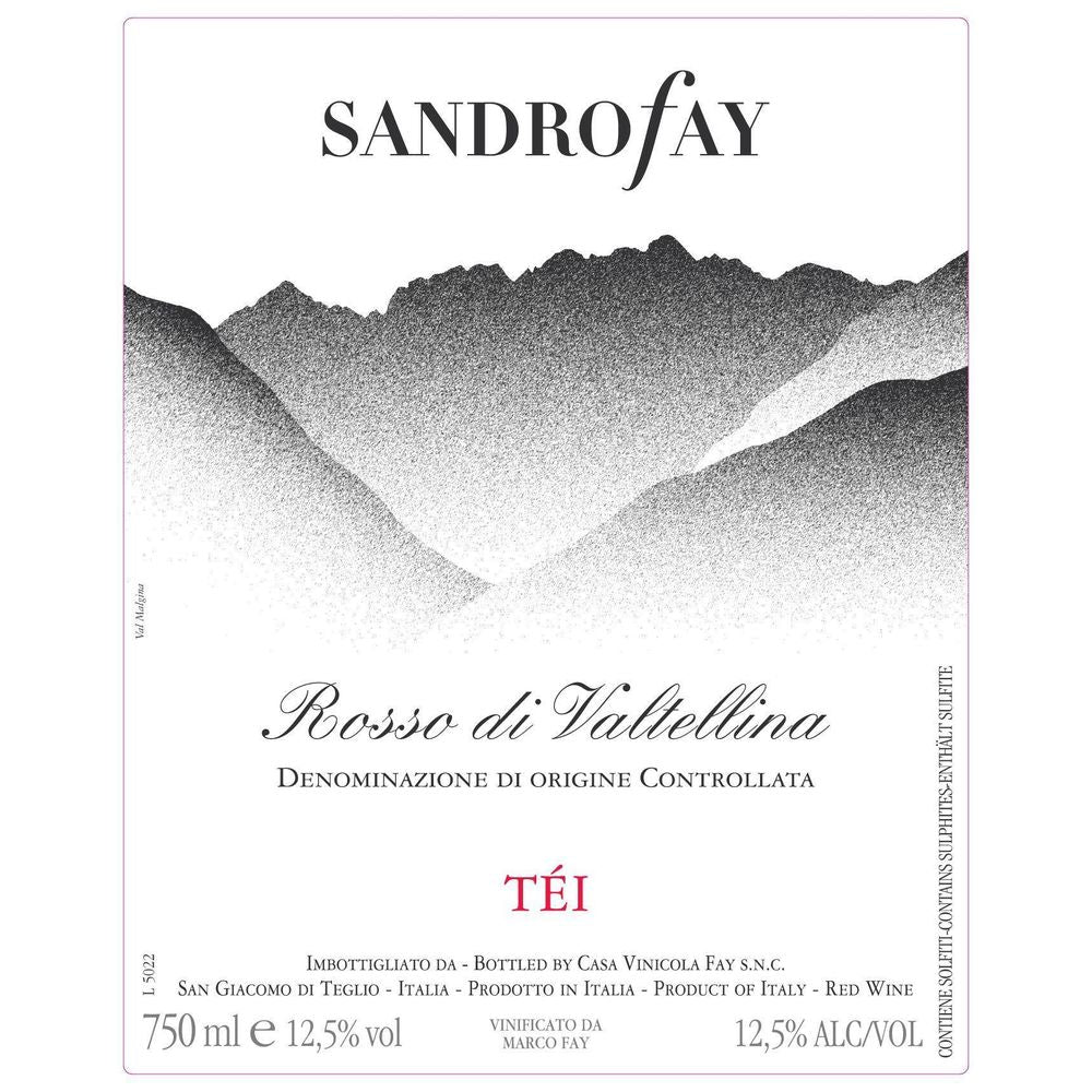 Sandro Fay 2024 "Tei" Rosso di Valtellina DOC