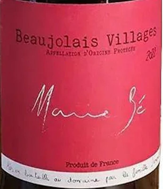 Marie Beatriz Bererd 2022 Beaujolais Villages Red