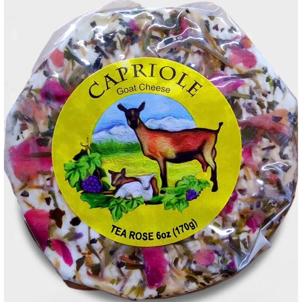 Capriole Tea Rose Goat Cheese