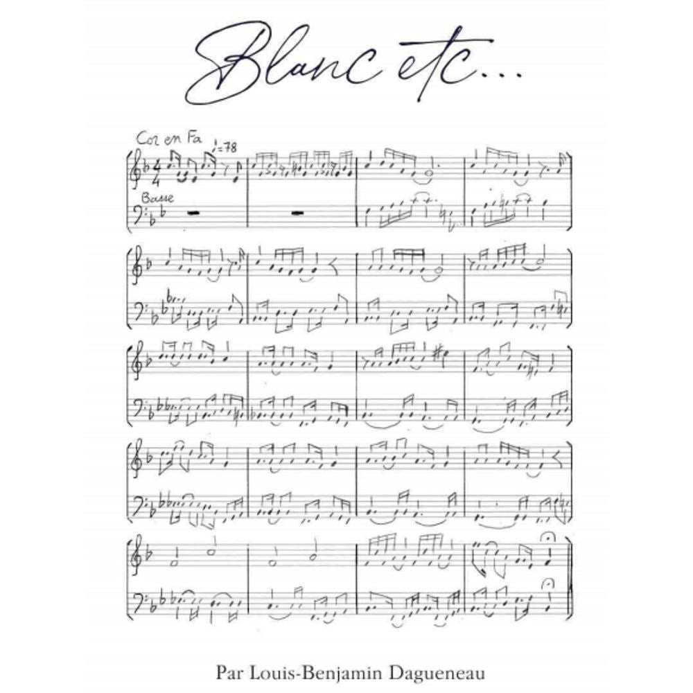 Louis-Benjamin - Didier Dagueneau 2018 'Blanc Etc'