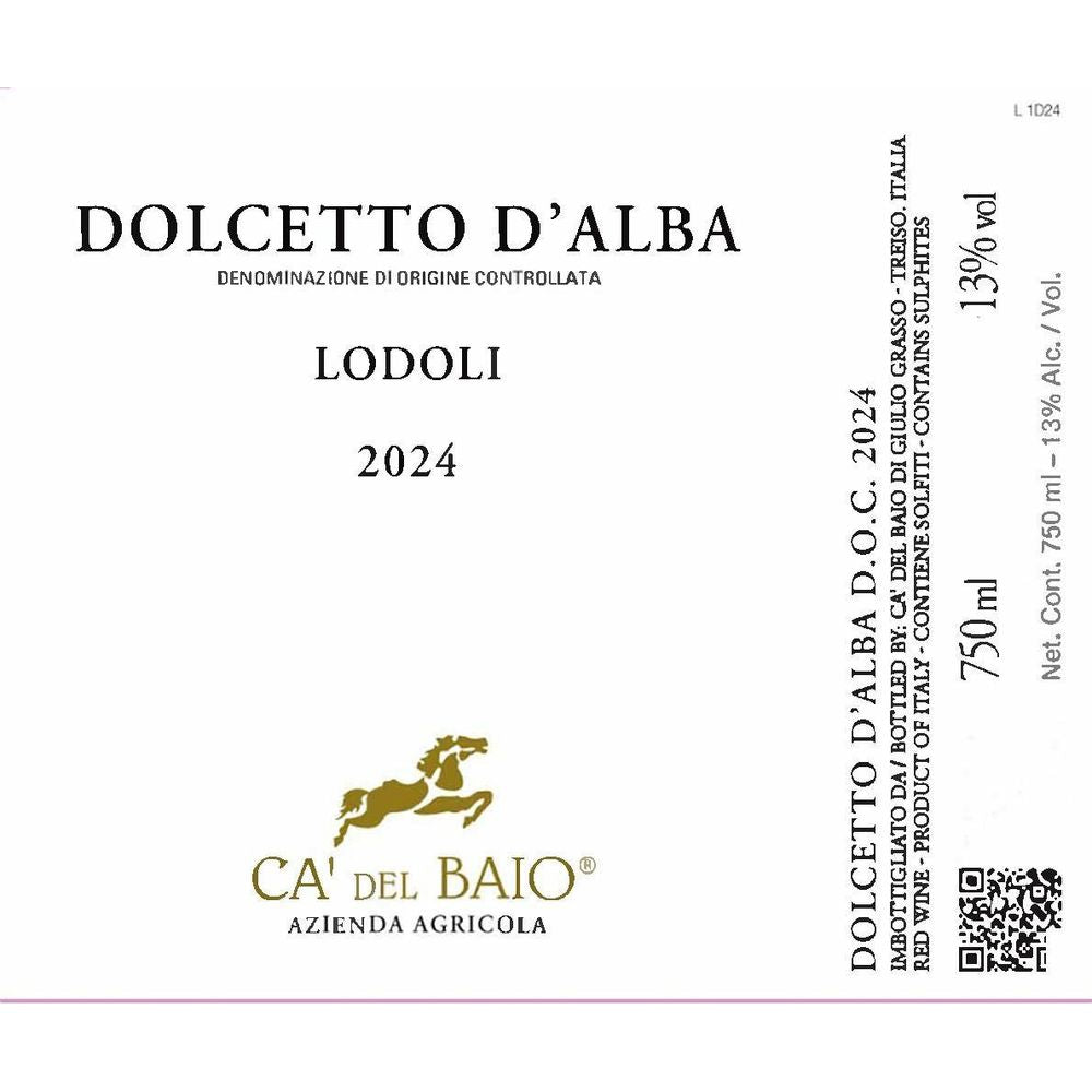 Ca del Baio 2024 "Lodoli" Dolcetto d'Alba DOC
