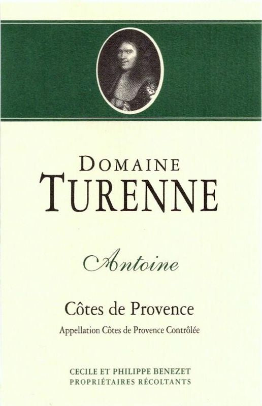 Domaine Turenne “Antoine” Cotes de Provence Blanc 2022